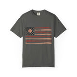 Game Day Patriotic Shirt Comfort Colors, USA Baseball Flag Graphic Tee, Fourth of July Gift for Sports Fan, American Vintage Top