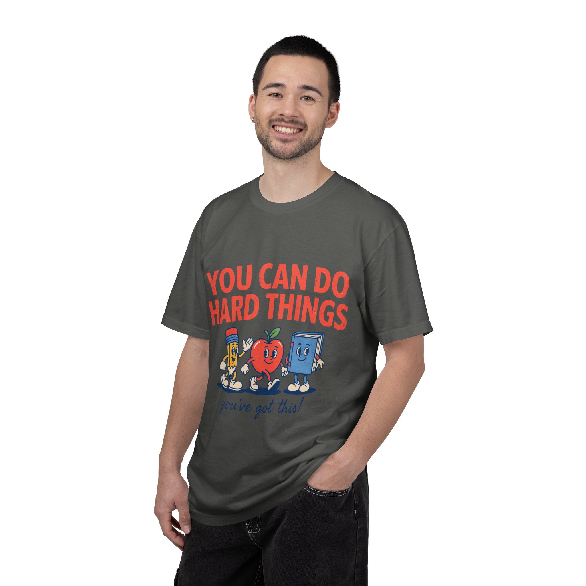 You Can Do Hard Things Teacher Shirt, Motivational Classroom Comfort Colors Tee, School Counselor Gift, Positive Educator Shirt