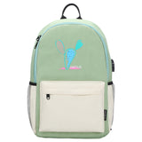 Bear cute cartoon backpack Oxford cloth small fresh backpack student girl schoolbag