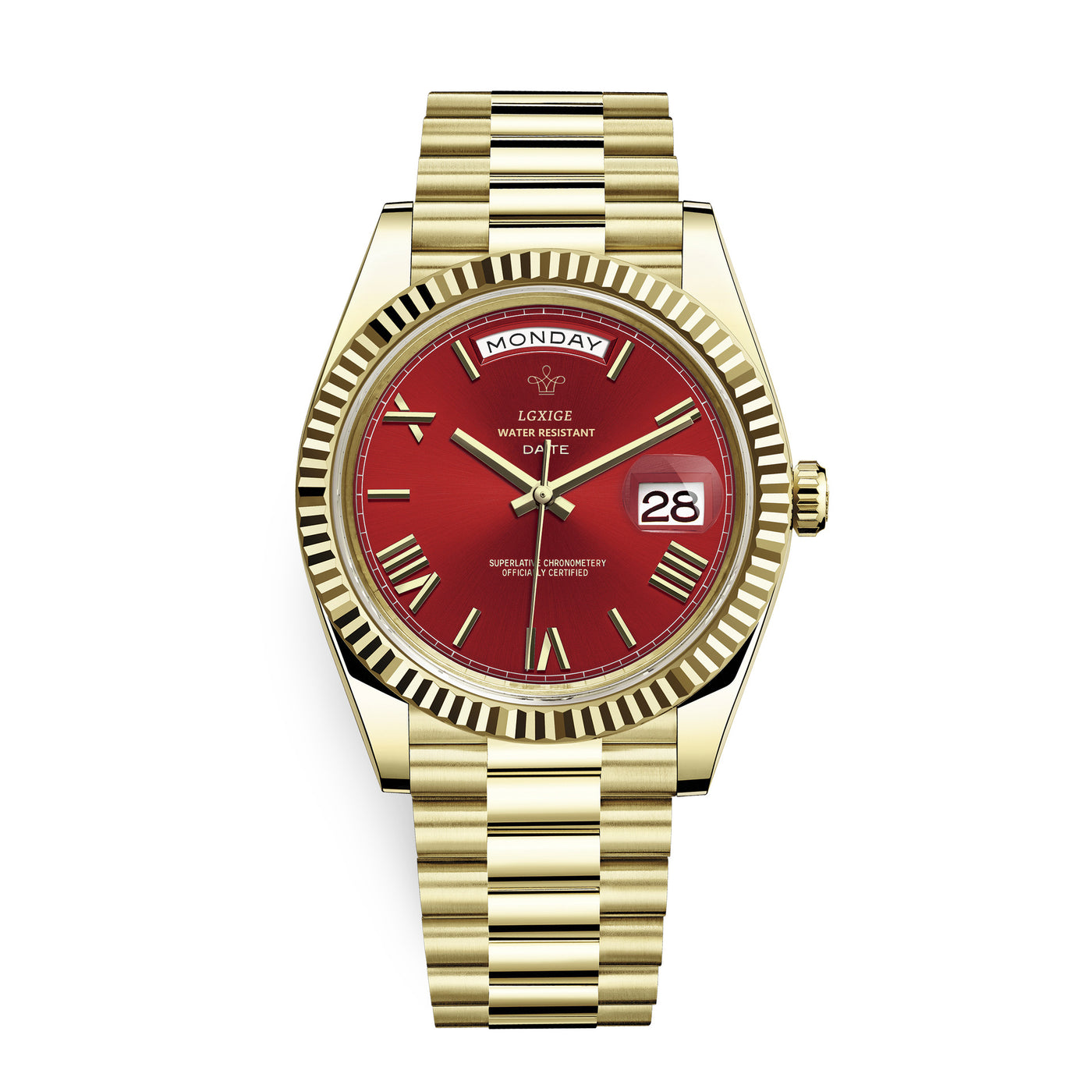 Fashion Style + Brand + Classic Sunday Calendar Watch + Men's Quartz Watch + Waterproof Wristwatch