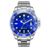 Brand Luxury Men Watches Automatic Black Watch Men Stainless Steel Waterproof Business Sport Mechanical Wristwatch Sub Mariner
