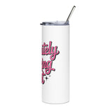 Absolutely Not Skinny Tumbler, Funny Sarcastic Cup, Sassy Gift for Best Friends, Coworkers and Adults with Attitude