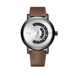 Fashion Rotary Non-Mechanical Quartz Watch Men's Wristwatch Yazole Men's Watch
