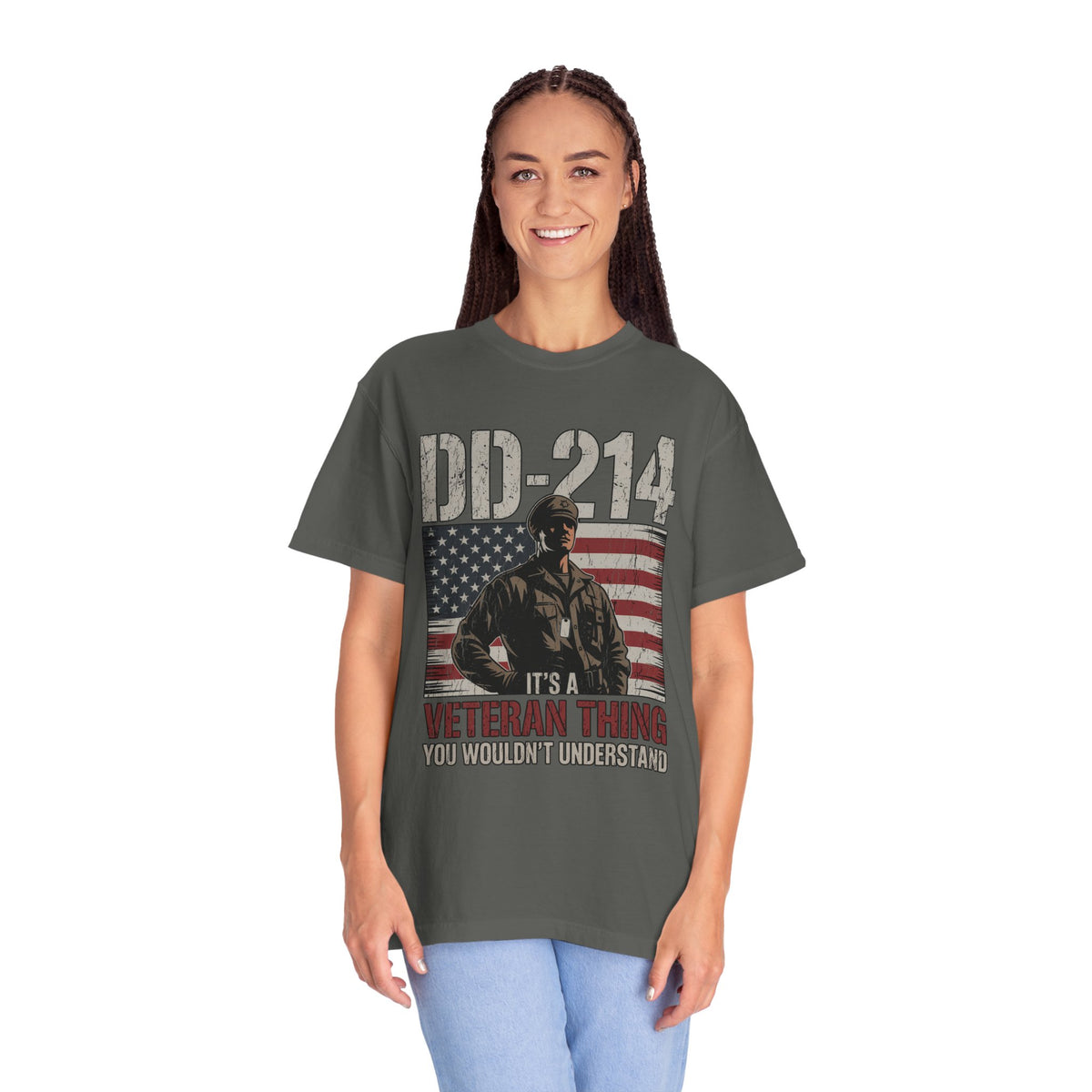 DD-214 Veteran Shirt, It's a Veteran Thing T Shirt, Military Veteran Gift, US Army Shirt, Patriotic American Flag Tee, Veteran Pride Top
