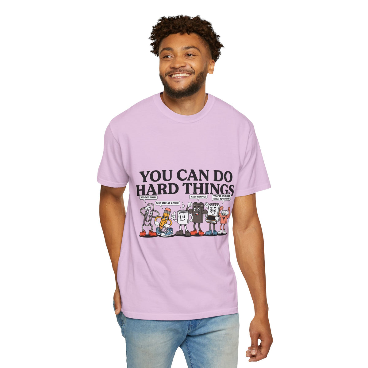Motivational Teacher Shirt Comfort Colors Tee, You Can Do Hard Things School Counselor Shirt, Positive Classroom Shirt, Educator Gift