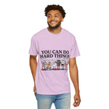 Motivational Teacher Shirt Comfort Colors Tee, You Can Do Hard Things School Counselor Shirt, Positive Classroom Shirt, Educator Gift