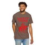 Comfort Colors Safety Third Shirt, Funny Blue Collar Worker Tee, Construction Humor Shirt, Tradesman Gift, Professional Amateur Graphic Tee