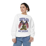 Honoring Those Who Served Sweatshirt, Military Memorial Crewneck, Fallen Soldier Tribute, Veteran Remembrance Gift, Patriotic Eagle Top