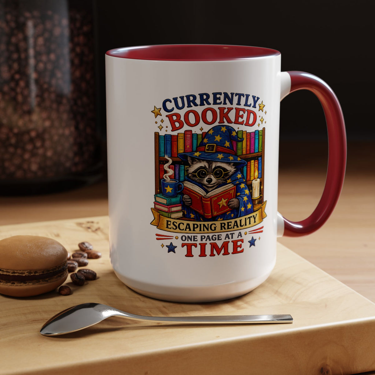 Currently Booked Reading Mug, Book Lover Coffee Mug, Funny Bookworm Gift, Reader Mug for Book Lovers, Cozy Literary Cup