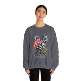 Freedom Is Not Free Sweatshirt, Patriotic Eagle Pullover, American Flag Military Style, Veterans Gift, USA Pride, Americana Clothing