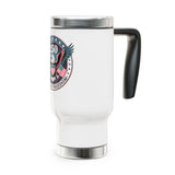 America 250 Travel Mug, 250 Years of Freedom Stainless Steel Cup, Patriotic USA Gift, 4th of July Drinkware, American Eagle Gift