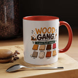 Woodworker Coffee Mug, Wood Gang Carpenter Mug, Funny Woodworking Gift, I Speak Fluent Sawdust Cup for Carpenter and Woodworker