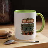 Funny Military Command Voice Mug, Warning Countdown Coffee Cup, Army Dad or Veteran Gift for Him, Retirement Birthday Humor Present