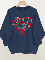 Long sleeved fleece hoodie