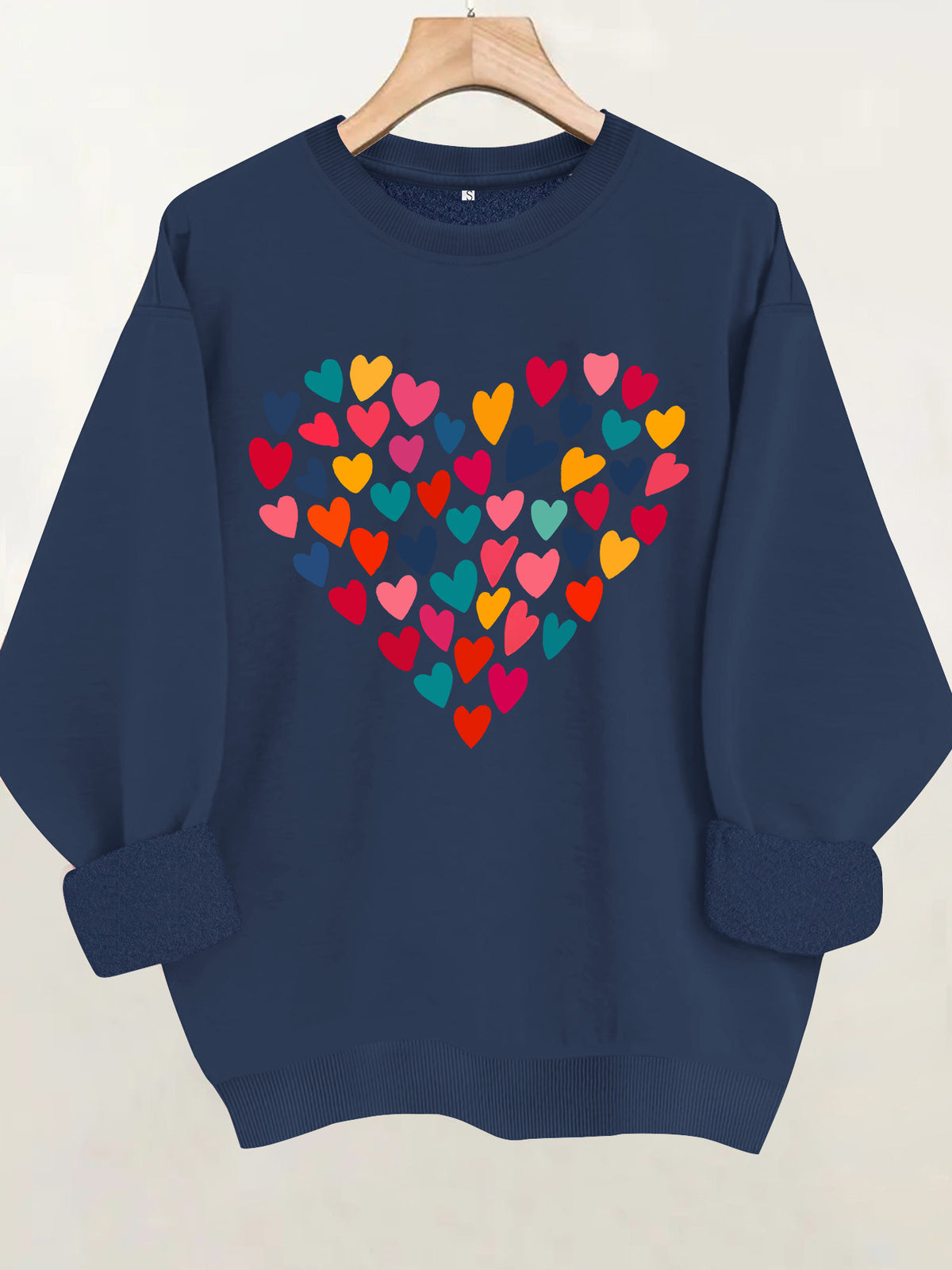 Long sleeved fleece hoodie
