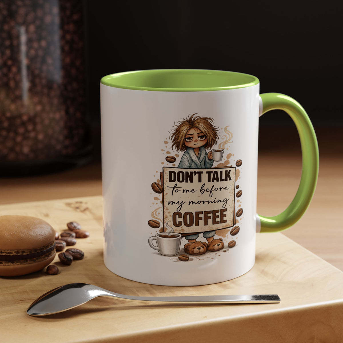 Funny Morning Coffee Mug, Don't Talk To Me Before My Morning Coffee Mug, Coffee Lover Gift for Women, Caffeine Humor Cup