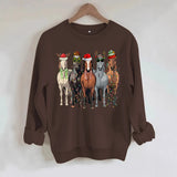 Sweatshirt Christmas pattern print