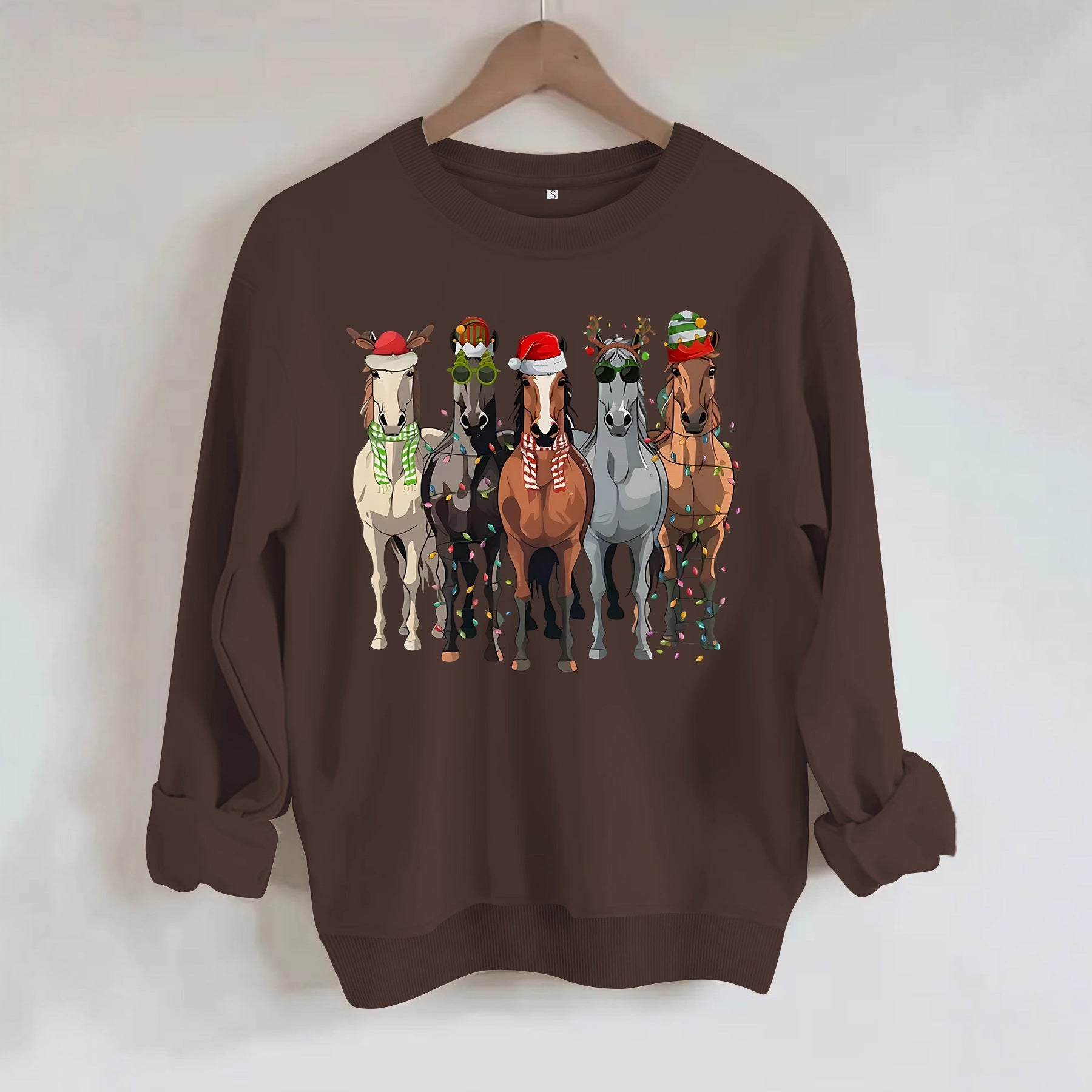 Sweatshirt Christmas pattern print