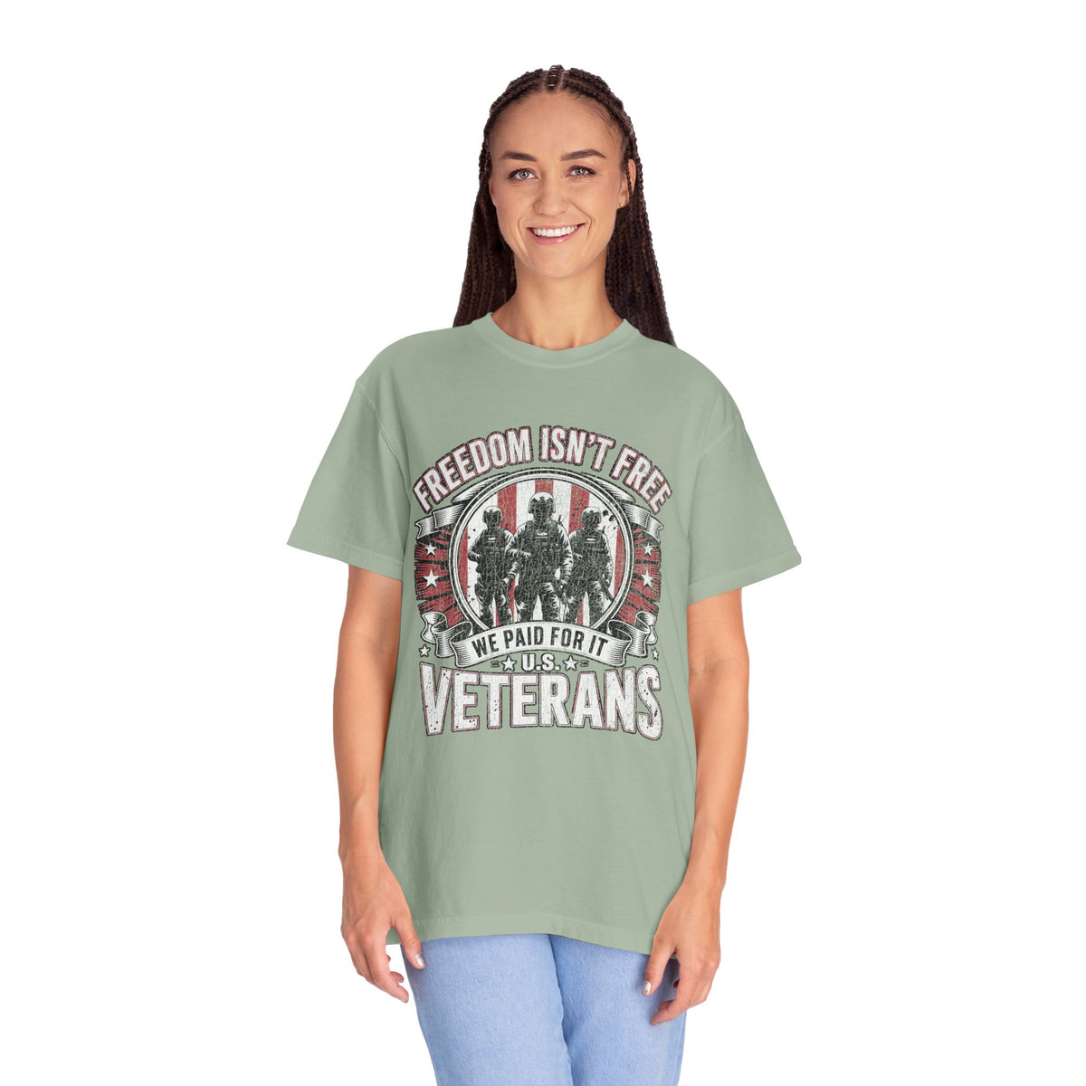 Freedom Isn't Free Veteran Shirt, Military Veteran T Shirt, U.S. Veterans Patriotic Tee, American Flag Military Gift, Veteran Pride Shirt