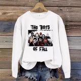Printed pullover sweatshirt sweatshirt