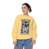 Protect Our National Parks Comfort Colors Sweatshirt, Gothic Nature Lover Crewneck, Cryptid Halloween Outdoor Adventure Gift