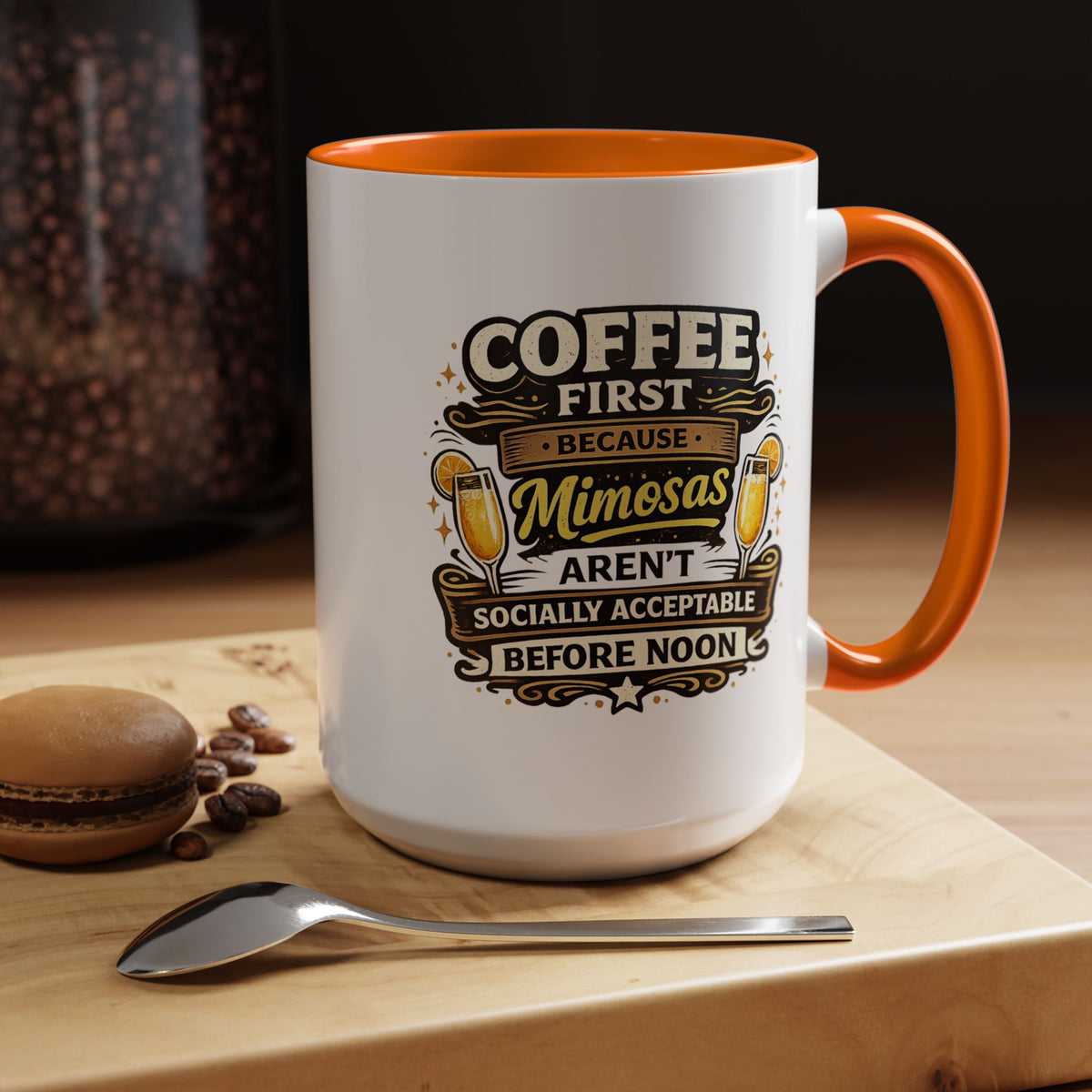 Coffee First Mimosa Later Mug, Funny Brunch Coffee Mug, Mimosa Lover Gift, Weekend Coffee Cup, Funny Drinking Humor Mug