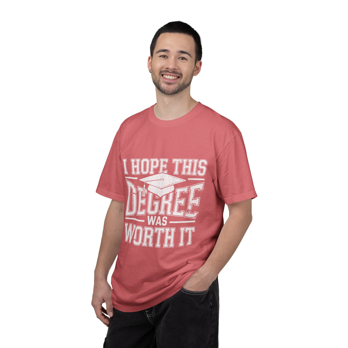 I Hope This Degree Was Worth It T-Shirt, Funny Graduation Graphic Tee, College Graduate Gift, Senior Class Shirt, Commencement Outfit