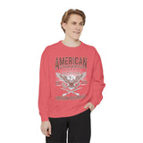 American Veteran Heritage Sweatshirt, Freedom Defenders Crewneck, Patriotic Eagle Gift, Veterans Day or Military Retirement Pullover