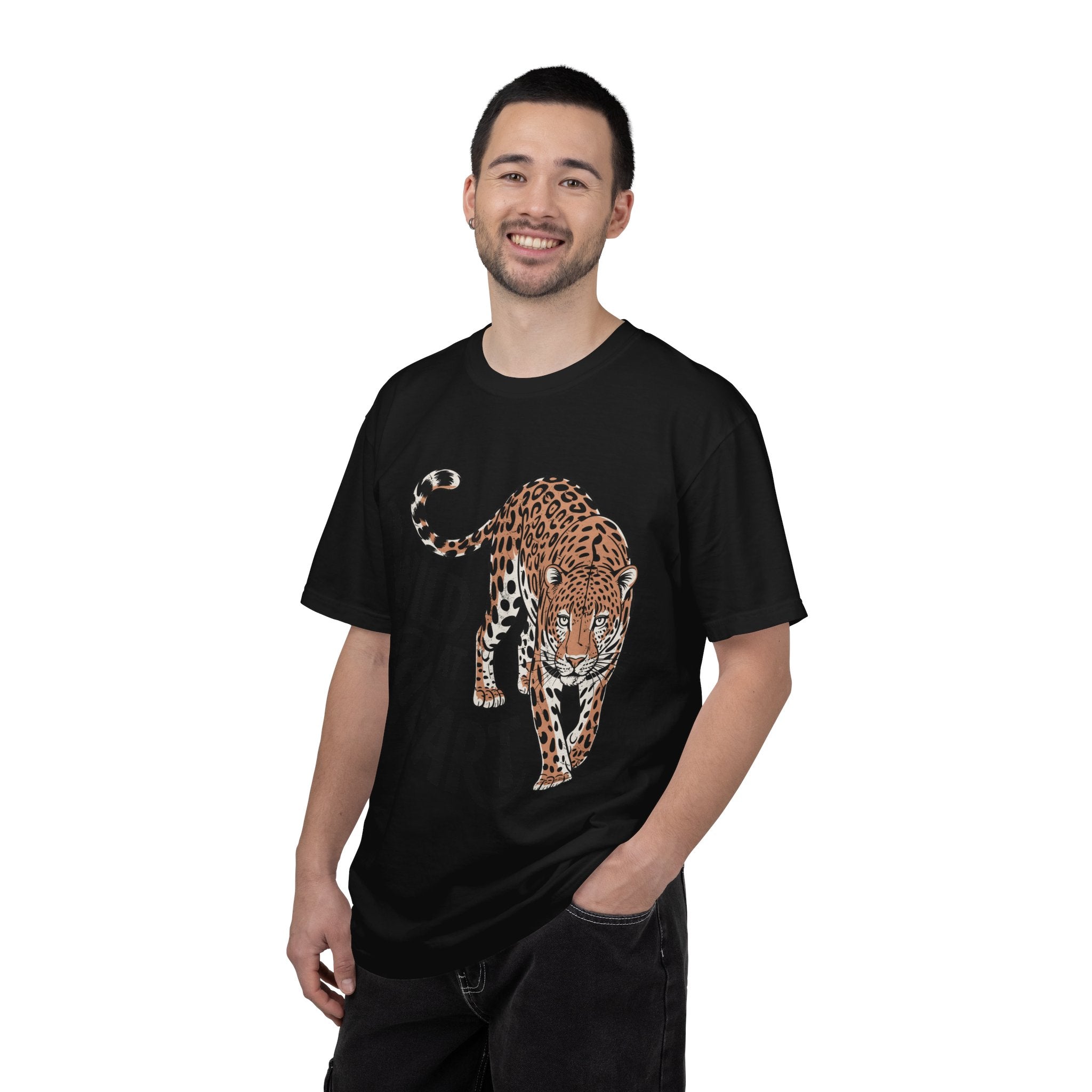 Leopard Graphic Comfort Colors Shirt, Wild At Heart Leopard Tee, Boho Animal Print Shirt, Safari Lover Gift for Women