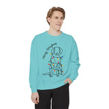 Merry Woofmas Dog Sweatshirt, Funny Christmas Puppy Crewneck, Holiday Lights Pet Lover Pullover, Cute Christmas Gift for Dog Mom or Dog Dad
