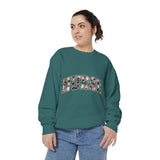 Nurse Floral Comfort Colors Sweatshirt, Nurse Appreciation Gift, Retro Varsity Nurse Crewneck, Healthcare Worker Sweatshirt