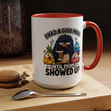 Funny Introvert Bird Coffee Mug, Grumpy Bird Coffee Mug, I Had a Good Mood Until People Showed Up Mug, Coworker Gift, Office Humor Mug