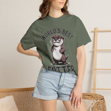 Funny Otter Dad Comfort Colors Shirt, World’s Best Fotter Graphic Tee, Cute Father’s Day Shirt, Animal Lover Dad Gift Tee