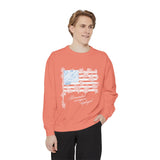 Military Deployment Comfort Colors Sweatshirt, Remember Everyone Deployed Crewneck, Patriotic Floral American Flag Sweatshirt, Support Our Troops Pullover