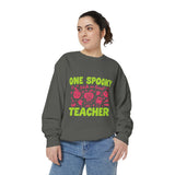One Spooky Teacher Sweatshirt, Trick or Teach Halloween Crewneck, Cute Educator Gift, Spooky Classroom Shirt, Cute Fall School Outfit
