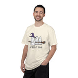 We Boo at Dawn Ghost Shirt, Funny Halloween Witch Broom Graphic Tee, Cute Spooky Season Gift for Friends and Ghost Lovers, October Outfit