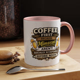 Coffee First Mimosa Later Mug, Funny Brunch Coffee Mug, Mimosa Lover Gift, Weekend Coffee Cup, Funny Drinking Humor Mug