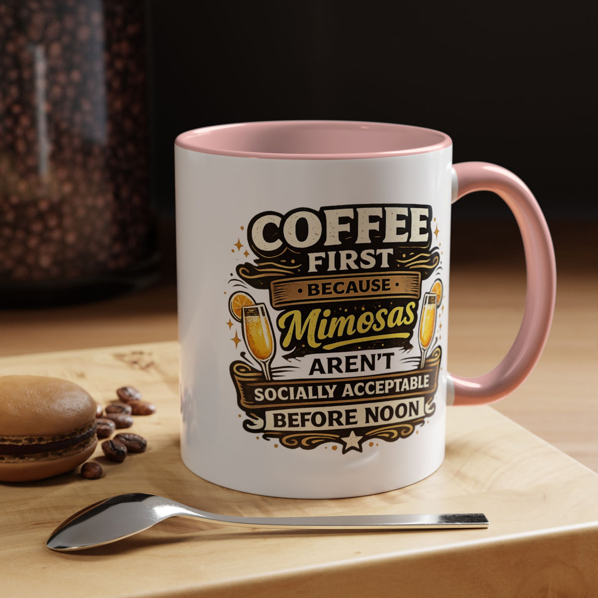 Coffee First Mimosa Later Mug, Funny Brunch Coffee Mug, Mimosa Lover Gift, Weekend Coffee Cup, Funny Drinking Humor Mug