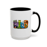 Wild Animal Mug, Colorful Nature Coffee Cup, Cute Wildlife Lover Gift for Kids, Zoo Teacher Classroom Drinkware, Birthday Present for Kids