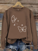 Round neck fleece hoodie