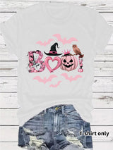 Printed short sleeved Halloween