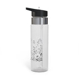 Floral Water Bottle for Women, Botanical Flower Drink Bottle, Butterfly Water Bottle, Nature Lover Gift, Everyday Hydration, Gift for Her