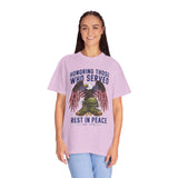 Honoring Those Who Served Shirt, Military Memorial T-Shirt, Fallen Soldier Tribute, Veteran Remembrance Gift, Patriotic Eagle Tribute Tee