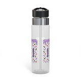 Personalized Girl Water Bottle, Cute Custom Drink Bottle, Colorful School Hydration Bottle, Birthday Gift for Girls, Teen Girl Gift