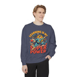 Teacher Superpower Comfort Colors Sweatshirt, Learning Is My Superpower Sweatshirt, Teacher Appreciation Gift, Back To School Crewneck