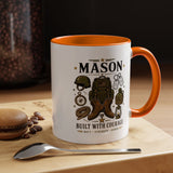 Personalized Army Soldier Mug, Built with Courage Coffee Cup, Custom Name Military Gift for Him, Veteran, Recruit or Service Member