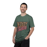 Merry Christmas Leopard Print Shirt, Trendy Holiday T-Shirt, Cheetah Lettering Xmas Tee, Festive Gift for Women, Mom, Teacher or Friend