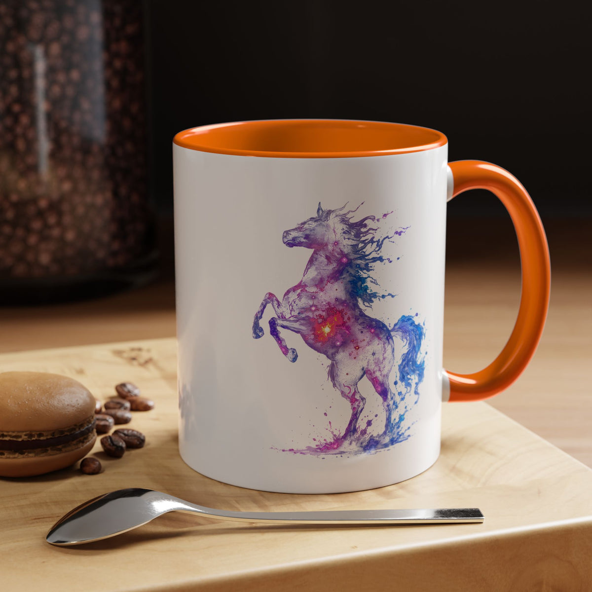 Galaxy Horse Mug, Cosmic Horse Coffee Mug, Horse Lover Gift, Celestial Horse Cup, Equestrian Mug, Fantasy Horse Art, Horse Mom Gift