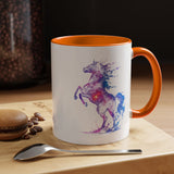 Galaxy Horse Mug, Cosmic Horse Coffee Mug, Horse Lover Gift, Celestial Horse Cup, Equestrian Mug, Fantasy Horse Art, Horse Mom Gift