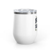 Military Wine Tumbler, Built by Service Gift for Veteran, Patriotic Drinkware for Him, Military Appreciation Gift, Veterans Day Gift
